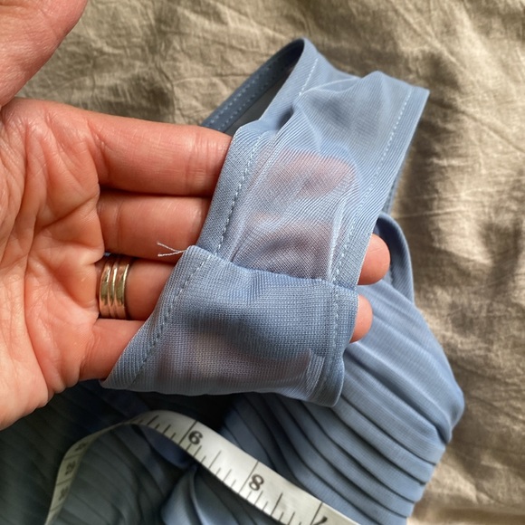 Birdy Grey Size Medium Dusty Blue Bridesmaid or Cocktail Formal Maxi Dress - Picture 16 of 16